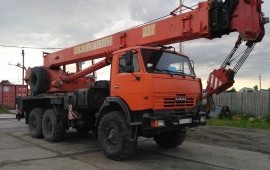 Услуги аренды автокрана 25 тонн