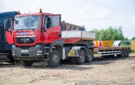 Тягач MAN TGS 33.430 с полуприцепом HARTUNG 943000