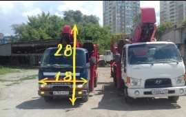 Услуги(аренда)автовышки 28 метров