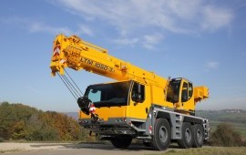 Аренда заказ услуги автокрана Liebherr Москва обл.