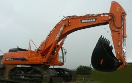 Услуги гидромолота. Doosan Solar 500 LC-V.
