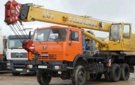 Аренда автокранов 25 т, 32 т, 50 т