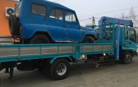 Услуги эвакуатора грузового заказ