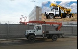 Услуги*аренда*заказ Автовышки. Вездеход. Ямобур