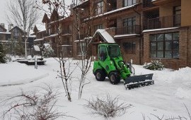 услуги мини погрузчика