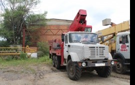 Услуги автовышки вездеход