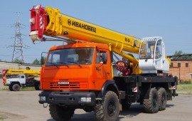 Аренда автокрана от 25т до 250т