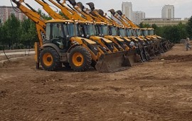 Аренда Экскаватора погрузчика JCB 4CX гидробур