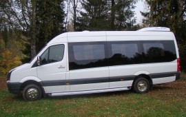 Заказ микроавтобуса VW Crafter, 20 мест