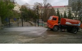 Услуги поливомоечной машины