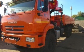 Манипулятор-кран вездеход заказ грузоперевозки