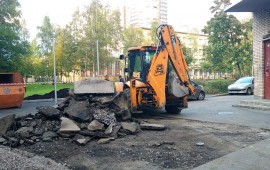 ГИДРОМОЛОТ на базе экскаватора-погрузчика