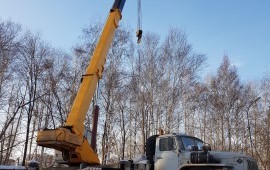 Услуги автокрана 31 метров