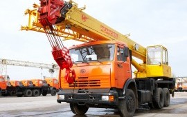 Аренда крана вездехода с опытным машинистом