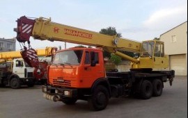 Автокран 25т. аренда услуги Липецк, область