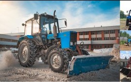 Аренда трактора МТЗ 82, отвал щётка, плуг борона