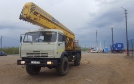 Автовышка 22 метра ХМАО-ЮГРЕ ,ЯНАО аренда*услуги