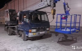Автокран 5т 22м + вышка