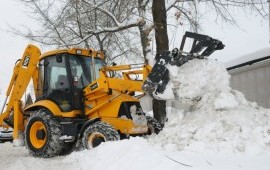 Услуги Экскаватор-погрузчик УБОРКА СНЕГА