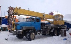Услуги автокранов 25 т. аренда вездеходов ЯНАО