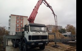 Аренда бетононасоса мерседес 36м услуги заказ