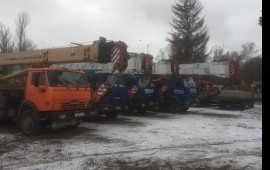 Автокраны от 25т до 60т