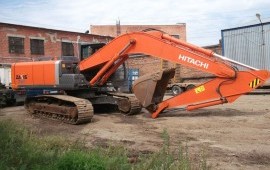 Аренда экскаватора гусеничного Hitachi 1-2 куб