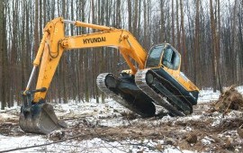 Услуги экскаватора, аренда экскаватора