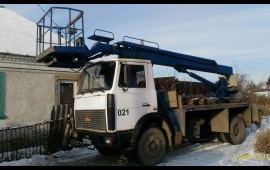 Услуги автовышки 18м аренда, заказ