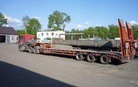Перевозка негабарита тралом