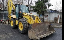 Аренда экскаватора-погрузчика услуги Москва обл.
