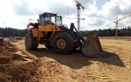 Фронтальный погрузчик услуги аренда СПБ обл.