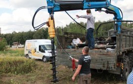 Услуги ямобура вездехода КАМАЗ 43101