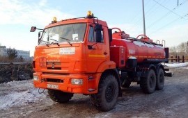 Перевозка газа газовозом КАМАЗ