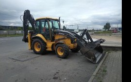 Уборка снега,Услуги экскаватор-погрузчика