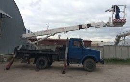 Аренда автовышки 18 и 22 м