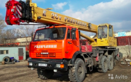 Аренда автокрана 25 т. вездеход услуги СПБ, обл.