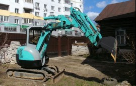 Услуги мини-экскаватора миниэкскаватор