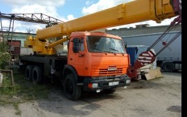 Аренда автокрана Ивановец 25т стрела 30 м