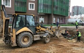 Экскаватор-погрузчик в аренду Спб и лен область