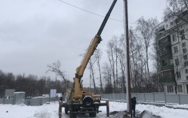Аренда ямобура стрела 12м Москва и Московская обл.