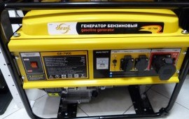 Бензогенератор 220В аренда