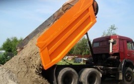 Доставка песка, щебня, грунта,глины