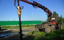 Ямобур манипулятор услуги, аренда вездеход