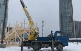 Аренда Вышки от15м кран 5 тонн