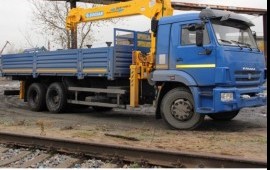 Услуги крана манипулятора грузоперевозки