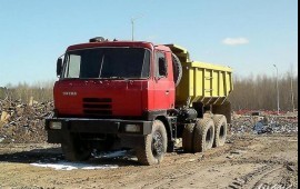 Услуги самосвала Татра 815 полноприводный