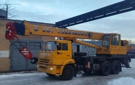 Автокран 25 тонн услуги аренда спецтехники