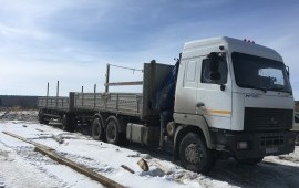 манипулятор-кран услуги грузоперевозки