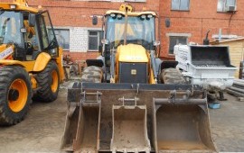 Аренда экскаватора- погрузчика JCB услуги
